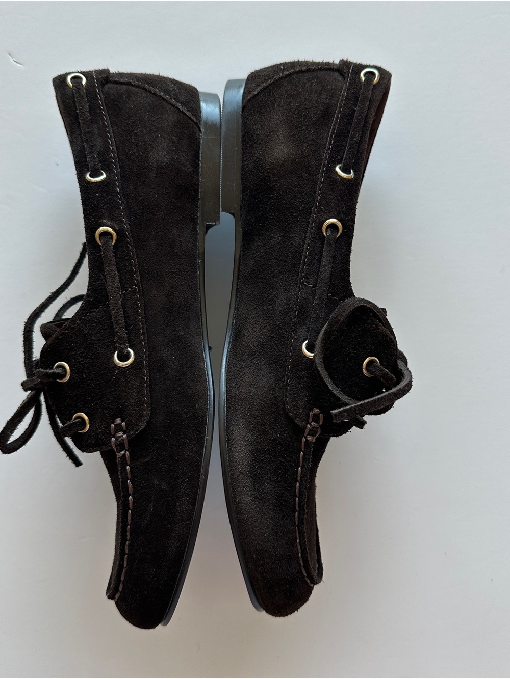 New Madewell The Jamie Boat Shoe | Size 7 | Dark Corab - Picture 6 of 10